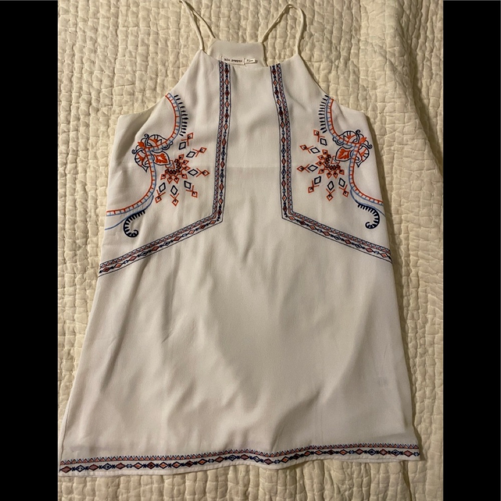 Blu Pepper white dress